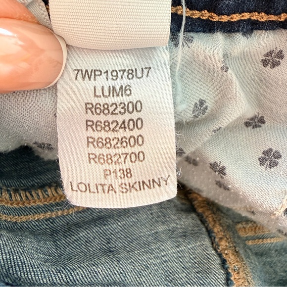 Lucky Brand Lolita Skinny Jeans Dark Wash Stretch Denim Size 2 - Picture 5 of 8